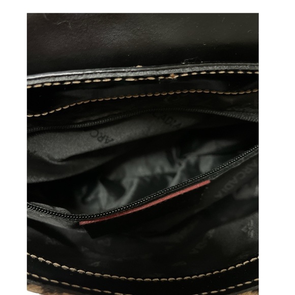 Arcadia patent and Calfhair satchel- beautiful! VGUC - Picture 6 of 7